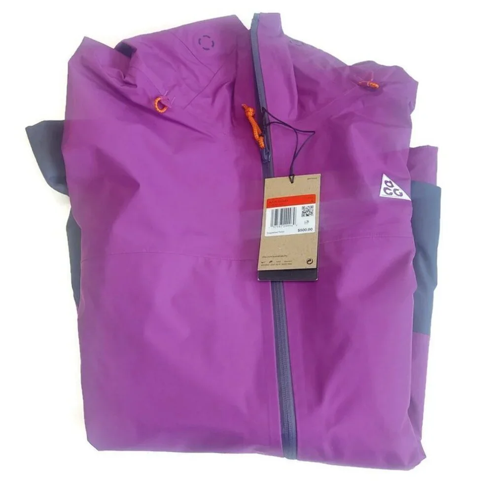 Nike ACG Mens L Jacket Misery Ridge Storm-FIT ADV Gore-Tex Loose Fit Purple - Picture 9 of 9